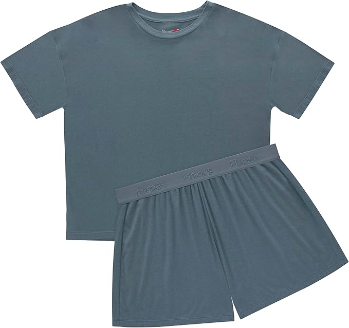 Hanes womens Originals 2 Piece Lounge Set